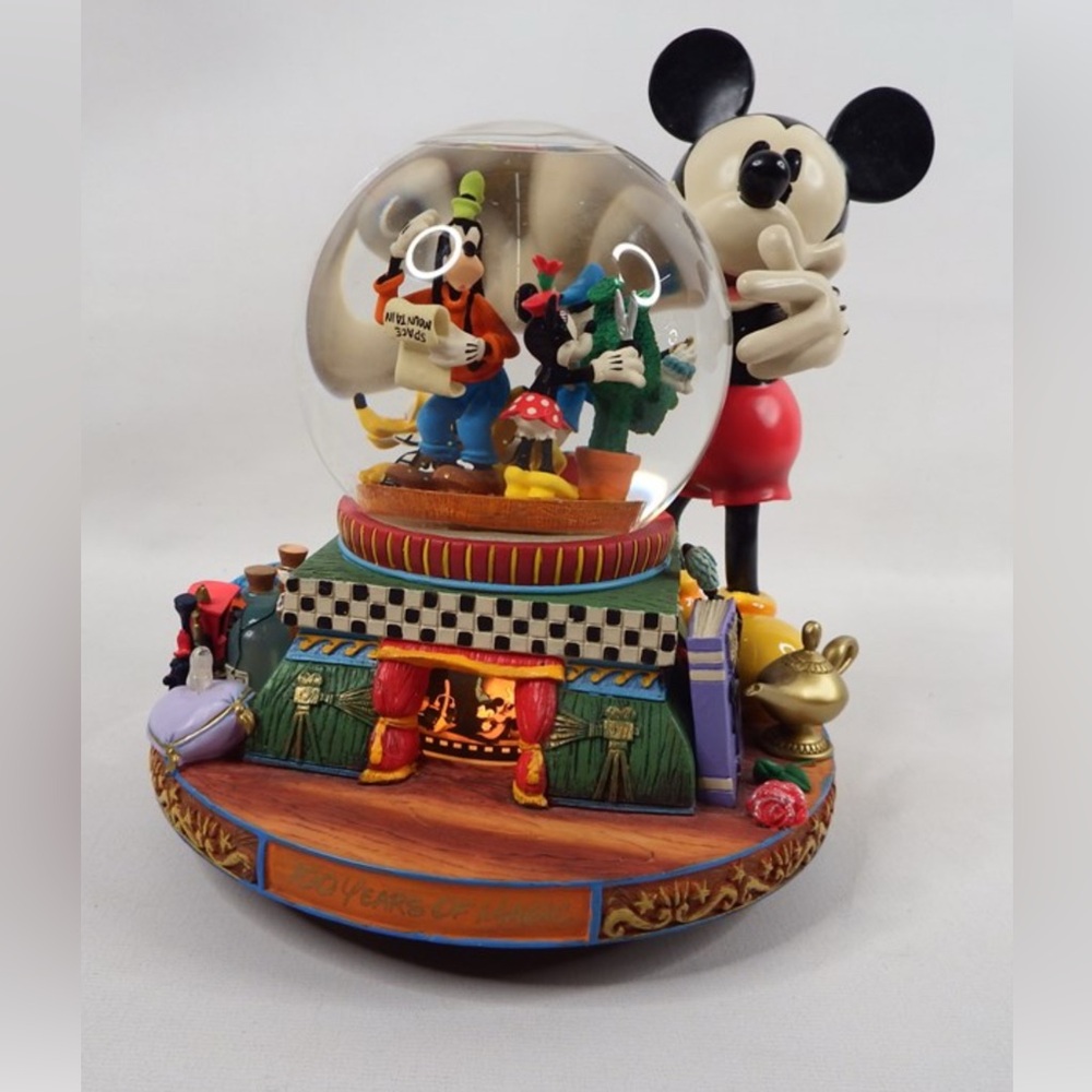 Disney 100 Years of Magic Snow Globe – Mickey, Donald, Goofy & Pluto